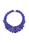 Crystal Blue Statement Necklace
